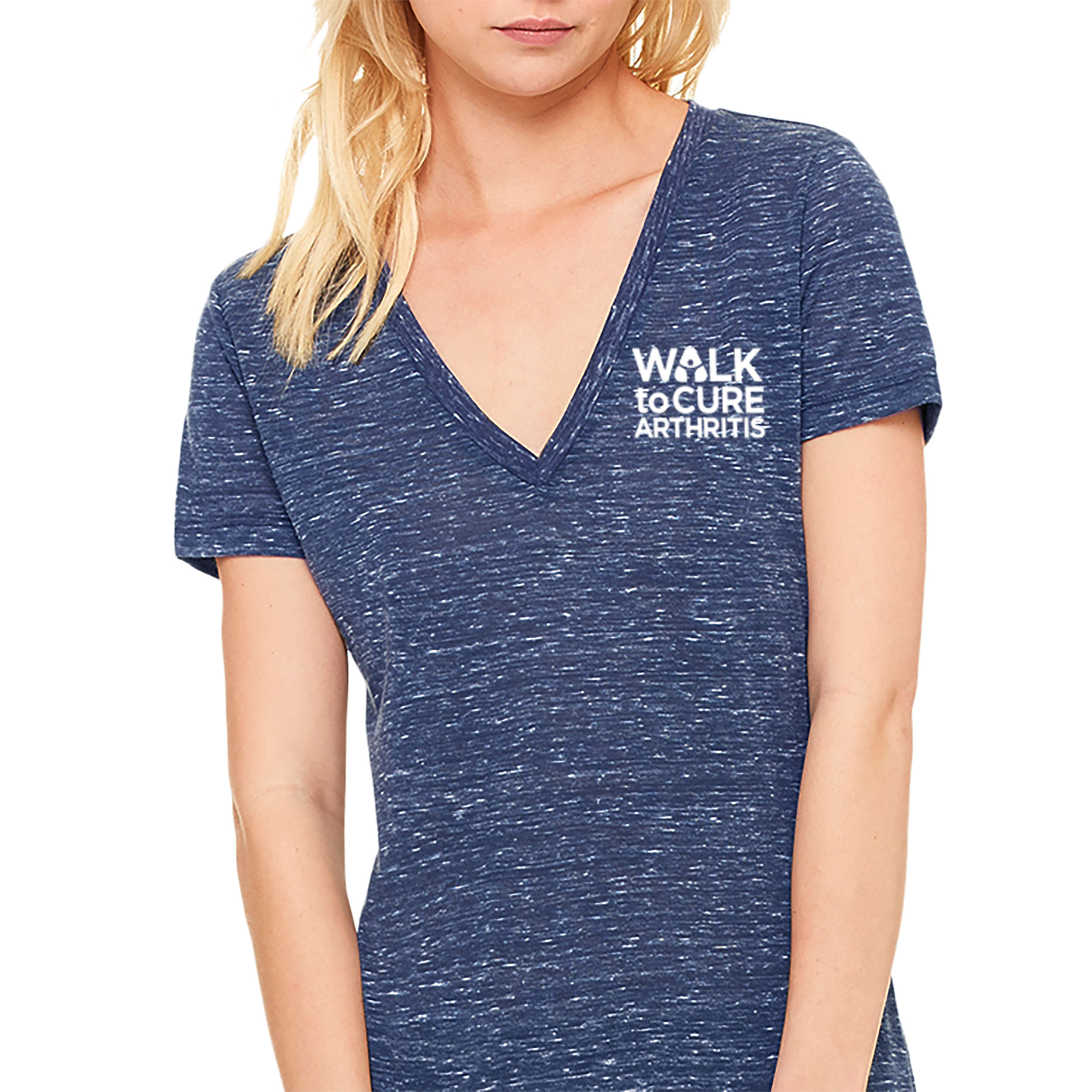 Moisture Wicking Ladies V-neck Tee
